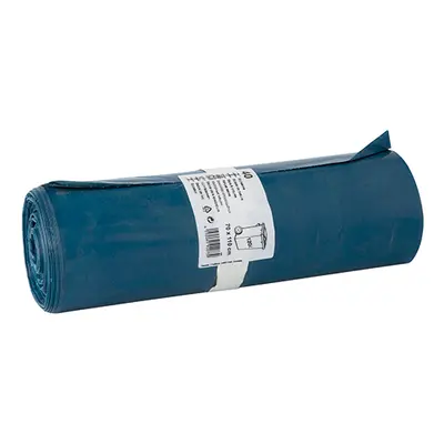 Sacs poubelle, LDPE 120 l 110 cm x 70 cm bleu