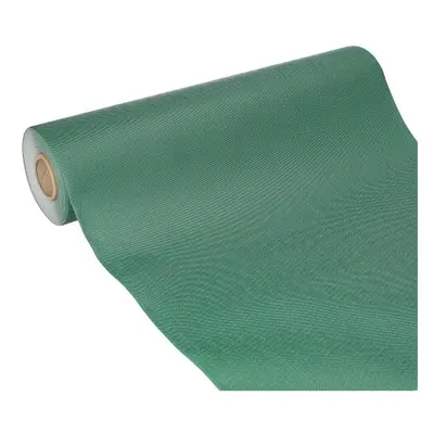 Chemin de table, aspect tissu, non tissé "soft selection plus" 24 m x 40 cm vert foncé