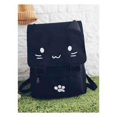 Sac à dos décontracté Lolita Sac à main mignon chat noir Déguisements Halloween