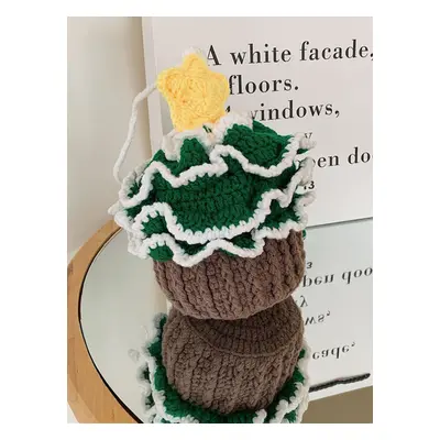 Sacs Pour Femmes Vert Motif De Noël Crochet À Lacets Cadeau Noël