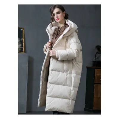 Doudoune Manteau Long Décontractée En Duvet De Canard Pour Femme