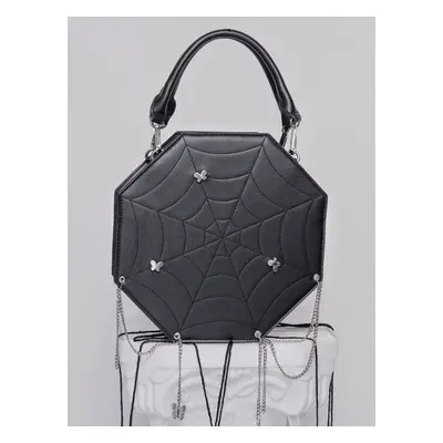 Sac Gothique Lolita Motif Papillon Noir Sac à Main en Cuir PU Accessoires Lolita