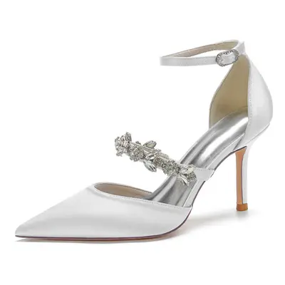 Chaussures de Mariage Femme à Talons Hauts avec Bout Pointu Unicolore