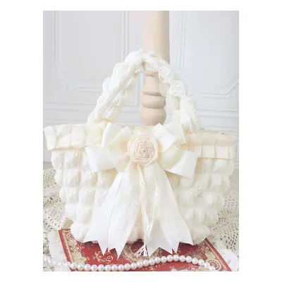 Sac Lolita Style Rococo Beige Polyester Rose Motif Arc Polyester Sac à Main Accessoires Lolita