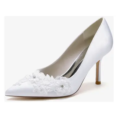 Chaussures de mariage Escarpins de mariée Satin Bout pointu