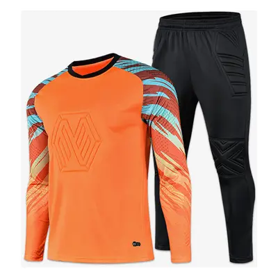 Maillot De Foot Pour Gardien Ensemble 2 Pièces Manche Longue Pantalon Vêtements De Sport Imprimé