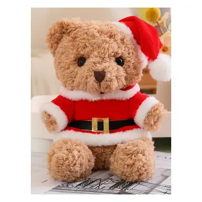 Peluche D'ours Poupée Petit Noël Cadeau Enfant Chapeau