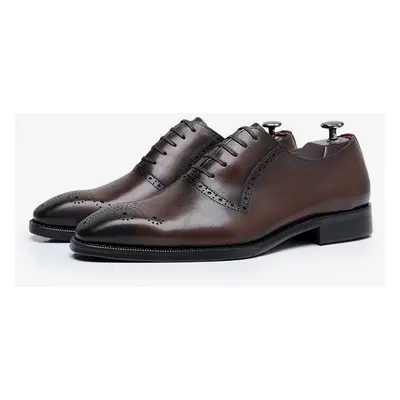 Chaussures habillées pour hommes Chaussures de mariage formelles en cuir à bout carré élégantes