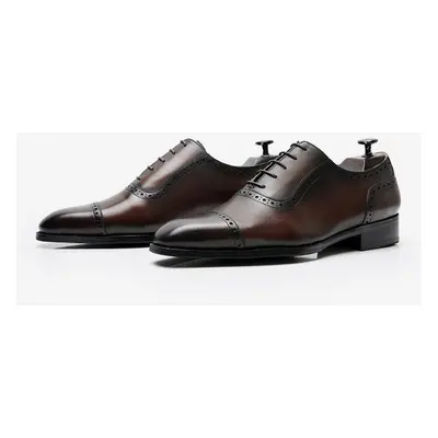 Chaussures habillées pour homme Chaussures de mariage Oxford en cuir à bout carré fantastiques