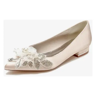 Chaussures de mariage Escarpins de mariée Satin Bout pointu