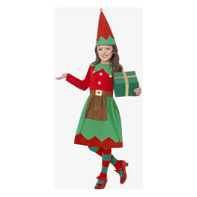 Costume Elfe De Noël Enfants Robes Chapeau Filles Déguisements Noël Cadeau Enfant