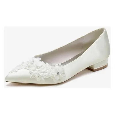 Chaussures de mariage Escarpins de mariée Satin Bout pointu