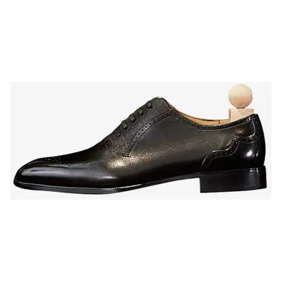 Chaussures habillées pour hommes Chaussures de mariage formelles en cuir à bout carré élégantes