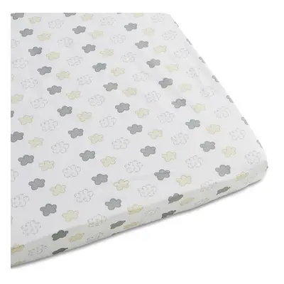 Drap housse en coton Petit Nuage 60x120