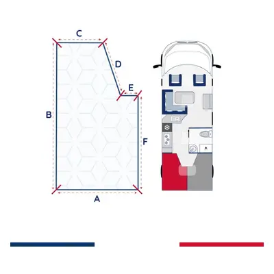 Matelas lit jumeau Theodore (Gauche) Mousse HR35kg/m3 et fibre coco HR50kg/m3 épaisseur 23cm de 