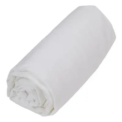 Drap housse matelas 55x110 100% coton blanc