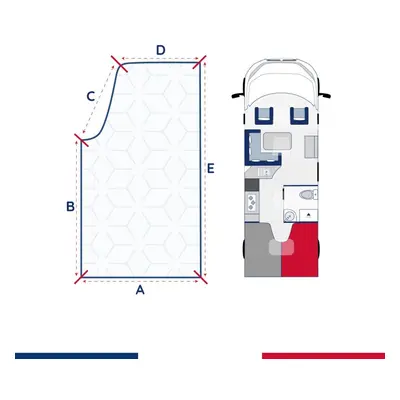 Matelas lit jumeau Henriette (Droite) Mousse HR35kg/m3 et fibre coco HR50kg/m3 épaisseur 23cm de