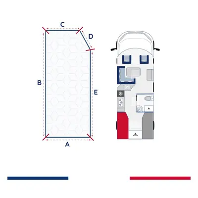 Matelas pour lit jumeau Marius (Gauche) Mousse HR35kg/m3 et fibre coco HR50kg/m3 épaisseur 23cm 