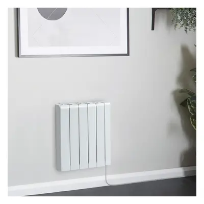 Radiateur inertie sèche - 1500W - Électrique - Horizontal - Blanc - Ecoso x Hudson Reed