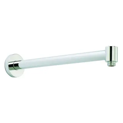 Bras Pomme de Douche Laiton Massif Chromé Durable Pose Murale Moderne