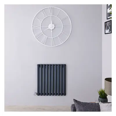 Radiateur Électrique - Design Mural - Inertie Fluide - Gris - Hudson Reed