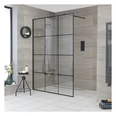 Douche italienne avec verrière - Paroi de 70 cm - Sans caniveau - Barq