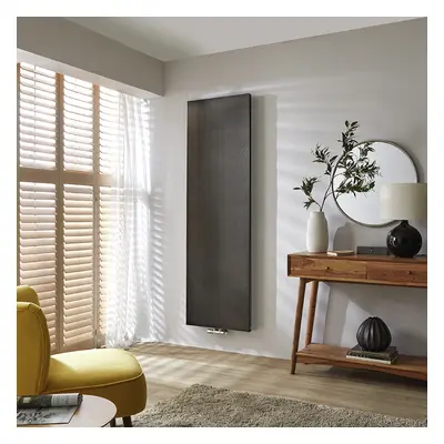 Radiateur design vertical - chauffage central - Moderne - Noir - 180 x 50 cm - Hudson Reed