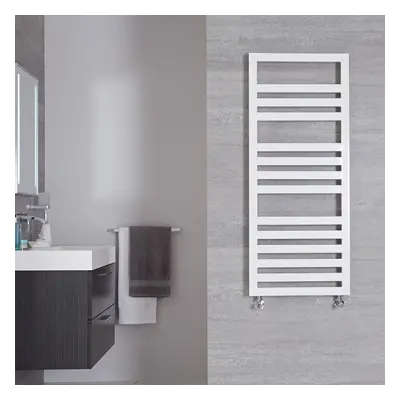 Sèche-Serviettes Blanc pour Salle de Bain - Design Moderne - 120 x 50cm