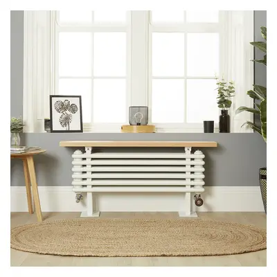 Radiateur Style Fonte avec Banc - Blanc - Eau Chaude - Hudson Reed - 48 x 85 cm