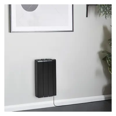 Radiateur inertie sèche - 700W - Électrique - Horizontal - Noir - Ecoso x Hudson Reed