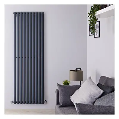 Radiateur Design Vertical Acier Anthracite 178x59cm - 1487 Watts