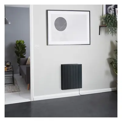 Radiateur électrique intelligent - Énergie sèche - 900W - Sur prise - Noir - Hudson Reed