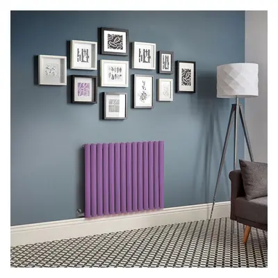 Radiateur électrique design horizontal - Violet (Lush Purple) - Panneau simple - 63,5 cm x 41,3 