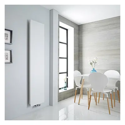 Radiateur Vertical Blanc - Design Moderne - Eau Chaude - Hudson Reed