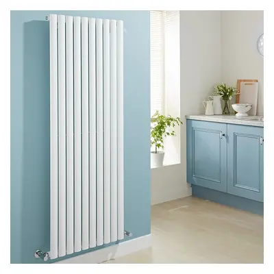 Radiateur Vertical Design Acier Blanc Moderne 160 x 59cm 1402 Watts