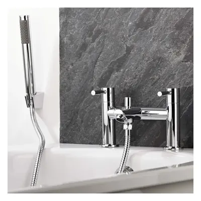 Robinet Bain Douche Cascade Laiton Massif Chromé Moderne & Douchette