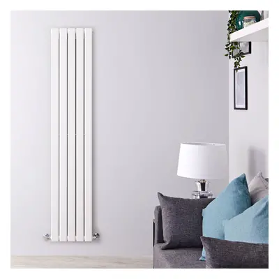 Radiateur Vertical Chauffage Central Acier Blanc 178x35cm 1237 Watts