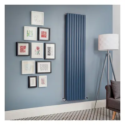 Radiateur design vertical - Double rangs - Orange - 178 cm x 23,6 cm - Hudson Reed - Vitality