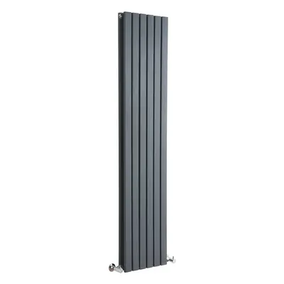 Radiateur Design Gris Anthracite Pose Murale Vertical 178x35.4cm 1448W