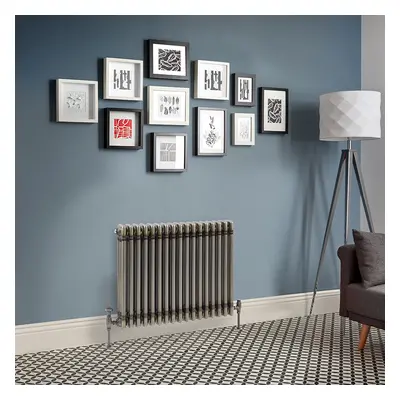 Radiateur Style Fonte Rétro Horizontal – Métal Brut Laqué – 50 x 78,5 cm - Windsor