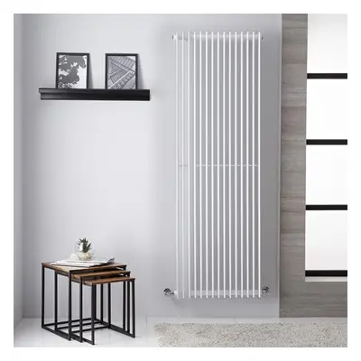 Radiateur Vertical - Acier Blanc Décoratif - Chauffage Central - Hudson Reed