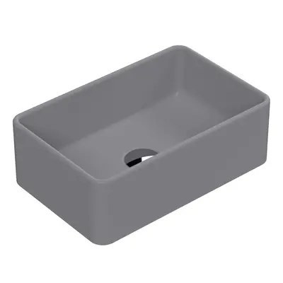 Vasque Rectangulaire - 37 x 24 cm - Design Moderne Gris - Hudson Reed Salle de Bain