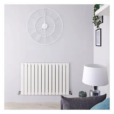 Radiateur Horizontal Chauffage Central Blanc 63.5 x 84cm - 876 Watts