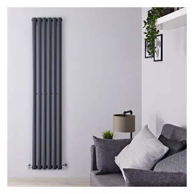 Radiateur Design Vertical Acier Anthracite 178 x 35.4cm 892 Watts