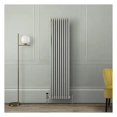 Radiateur vertical style fonte - 180 cm x 29 cm - Gris (Storm Cloud) - Triple rang - Windsor