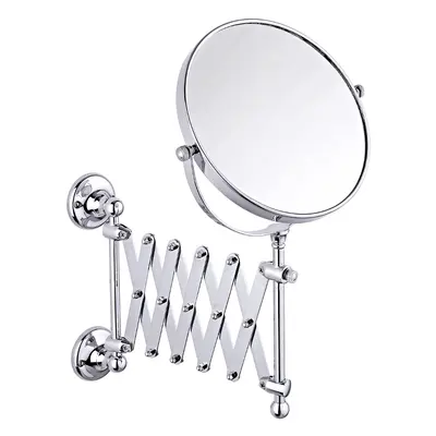 Miroir Salle de Bains Double Face Grossissant Extensible Pose Murale