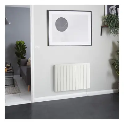 Radiateur électrique énergie sèche - 2000W - Blanc - Cablé Fil - Hudson Reed Mural