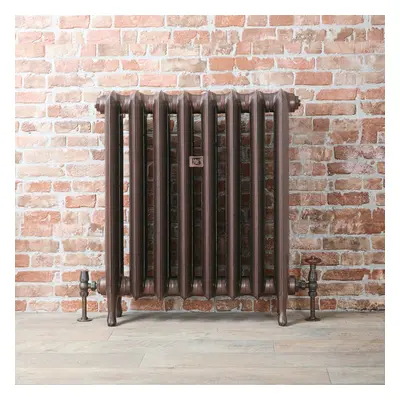 Radiateur fonte – Cuivre antique – 76 cm x 27,2 cm  – Erté