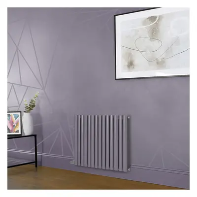 Radiateur électrique design horizontal - Violet (Dahlia Purple) - Panneau simple - 63,5 cm x 41,