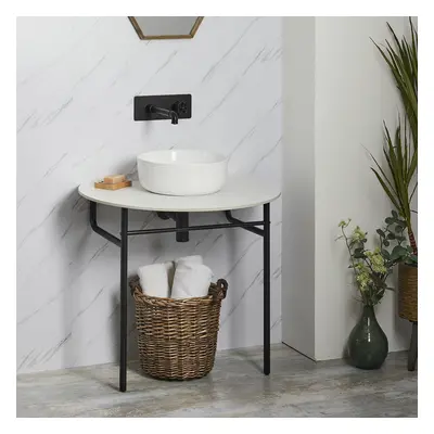 Console lavabo avec plan de travail - Choix de finitions et de vasque - Nitido